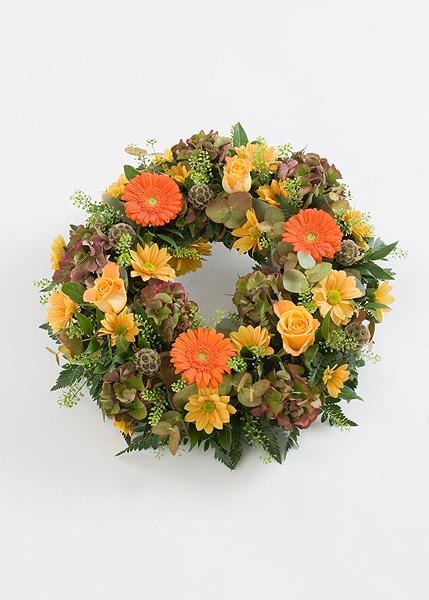 Autumnal style wreath